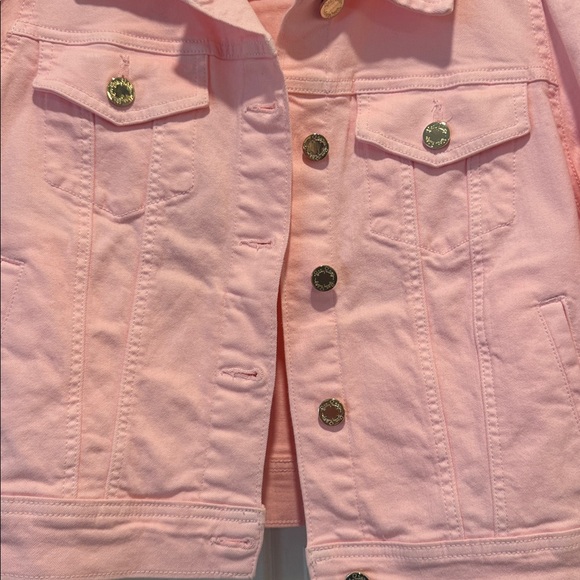 Lilly Pulitzer Pink Demin Jacket Medium - Picture 4 of 5